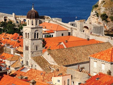 Le Stradun et les murs de Dubrovnik